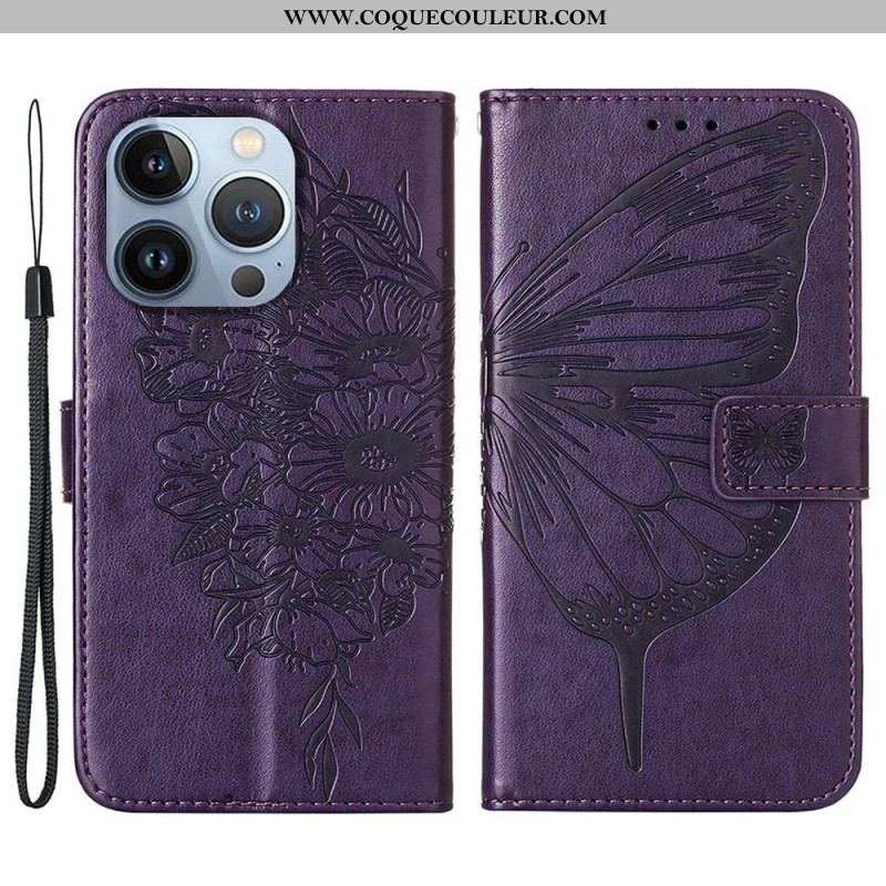 Housse iPhone 14 Plus Papillon Design