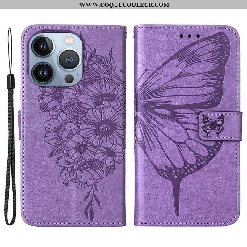 Housse iPhone 14 Plus Papillon Design