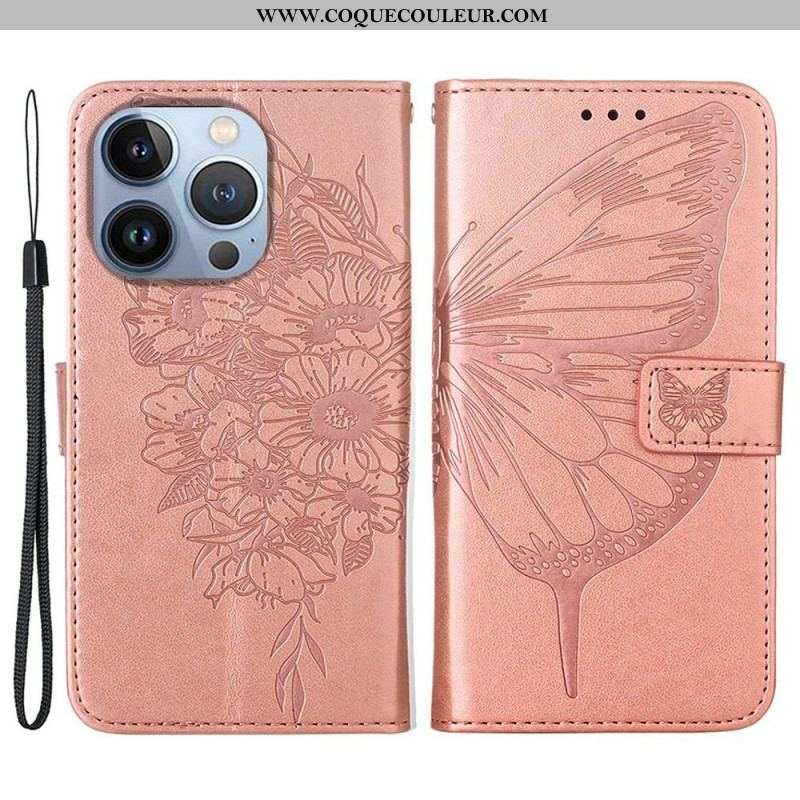 Housse iPhone 14 Plus Papillon Design