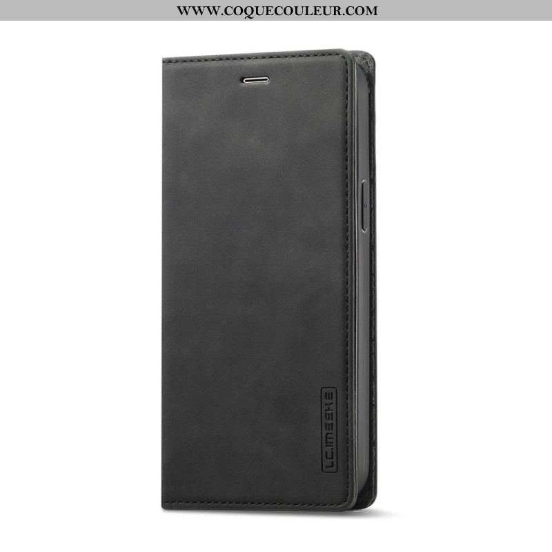 Flip Cover iPhone 14 Plus Simili Cuir Lc.Imeeke