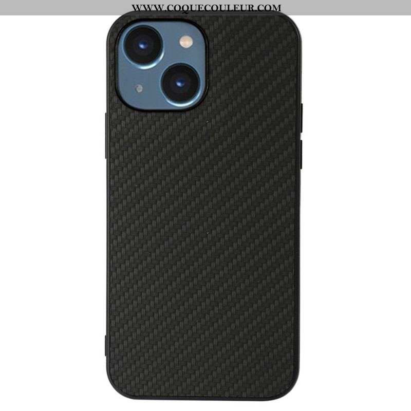 Coque iPhone 14 Plus Texture Fibre Carbone