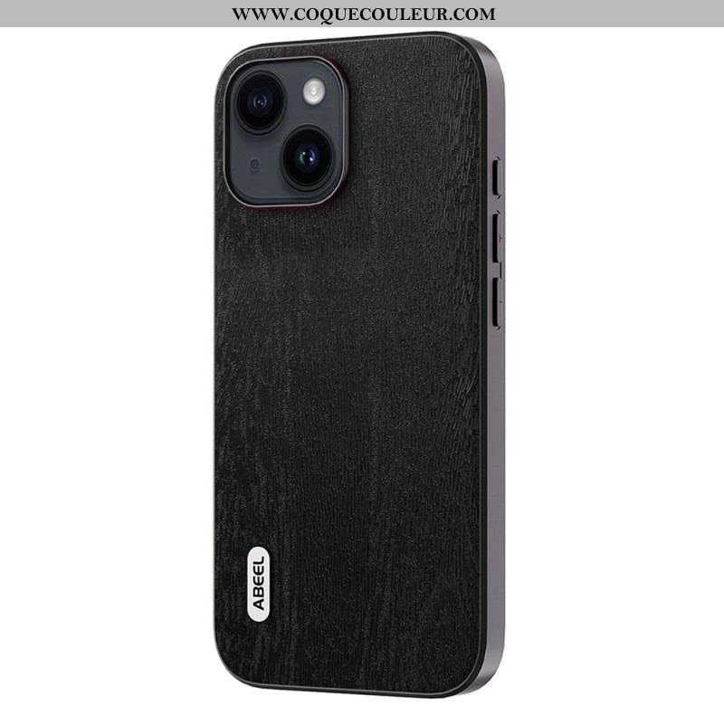 Coque iPhone 15 Plus Stylée Bois ABEEL