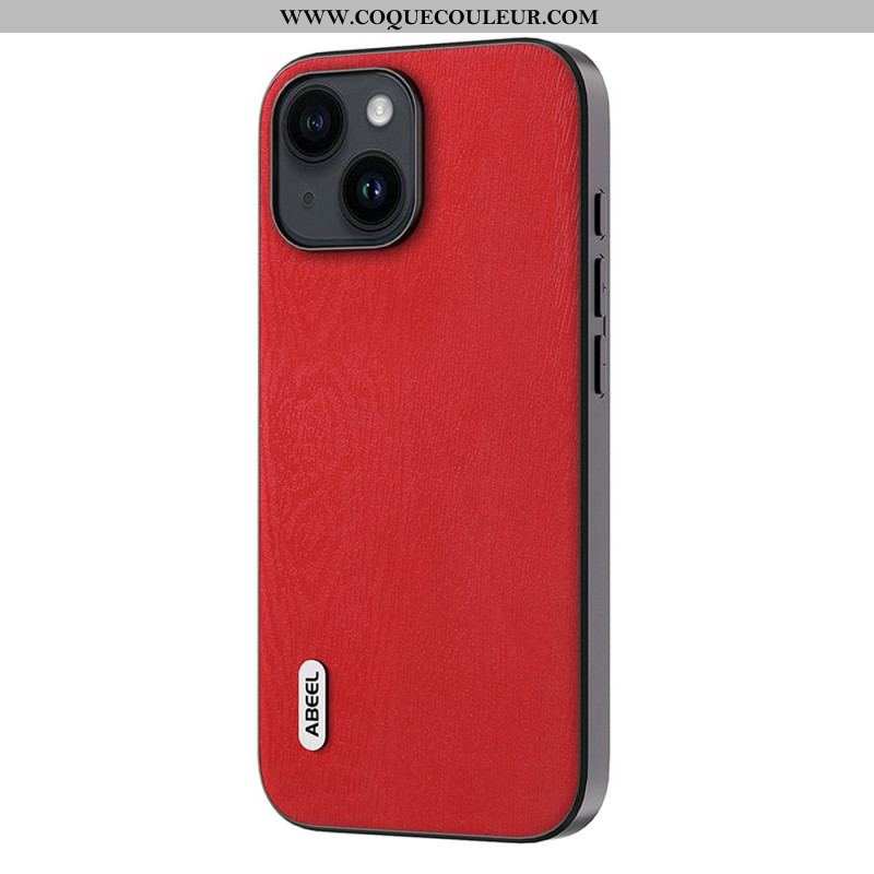 Coque iPhone 15 Plus Stylée Bois ABEEL