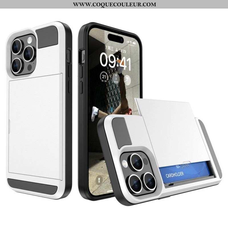 Coque iPhone 15 Plus Porte-Carte à Glissière