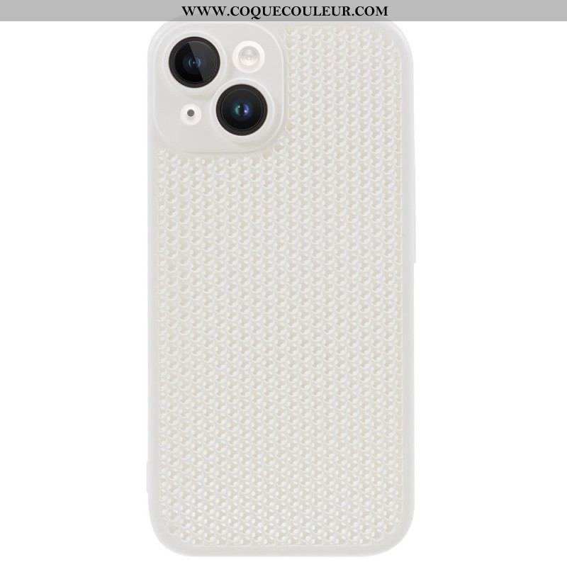 Coque iPhone 15 Plus Nid d'Abeille avec Protecteur Appareil Photo