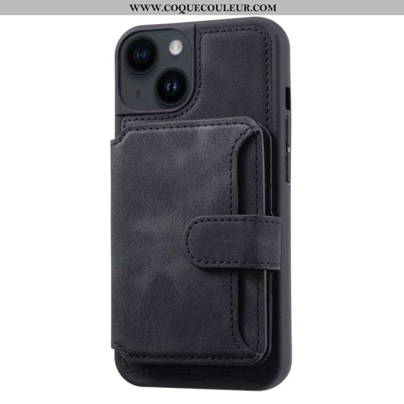 Coque iPhone 15 Plus Porte-Cartes RFID Support