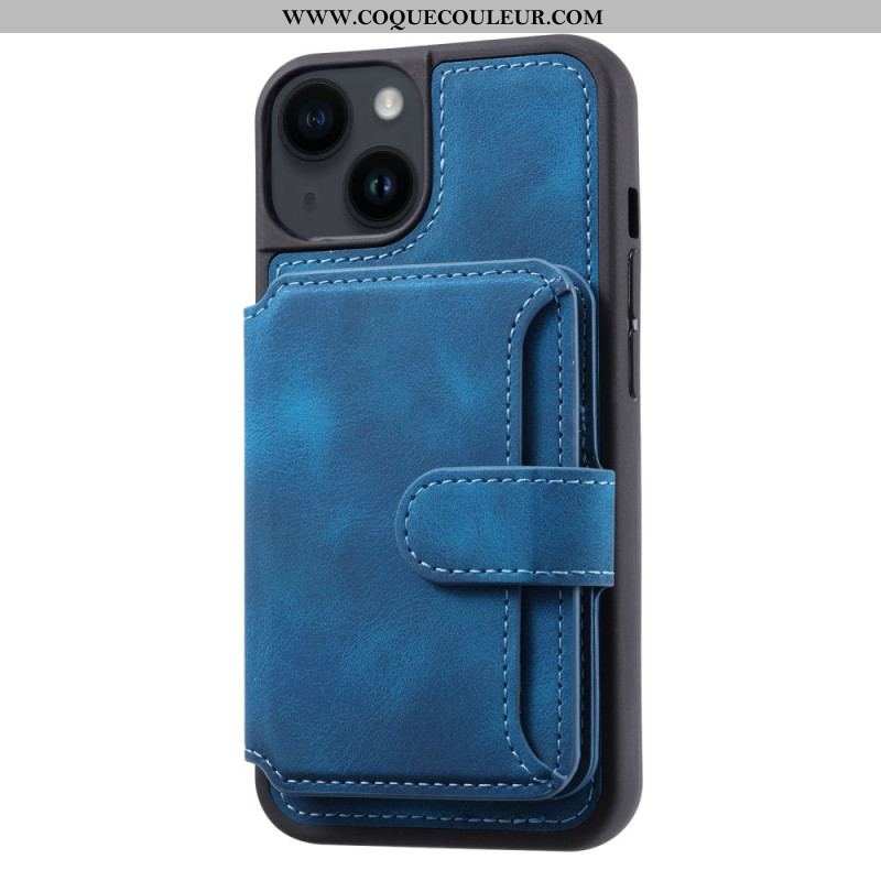 Coque iPhone 15 Plus Porte-Cartes RFID Support