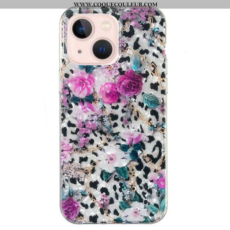 Coque iPhone 15 Plus Florale