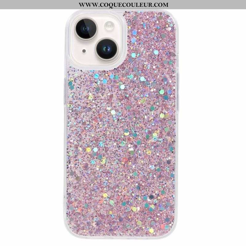 Coque iPhone 15 Plus Paillettes