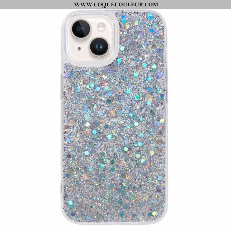 Coque iPhone 15 Plus Paillettes