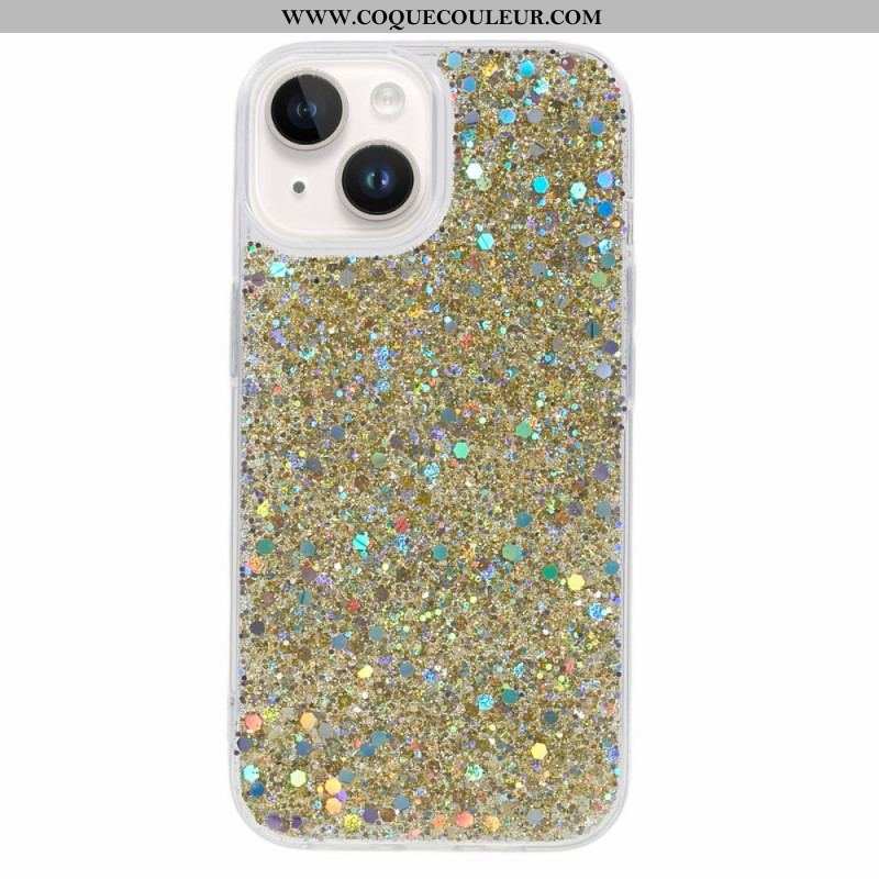 Coque iPhone 15 Plus Paillettes