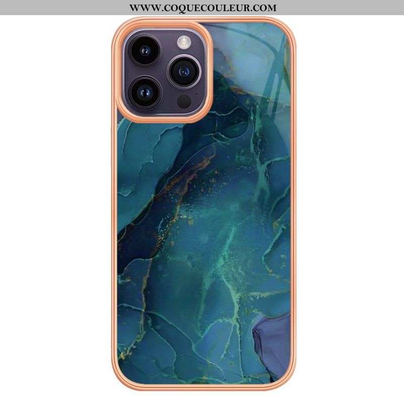 Coque iPhone 15 Pro Max Style Marbré