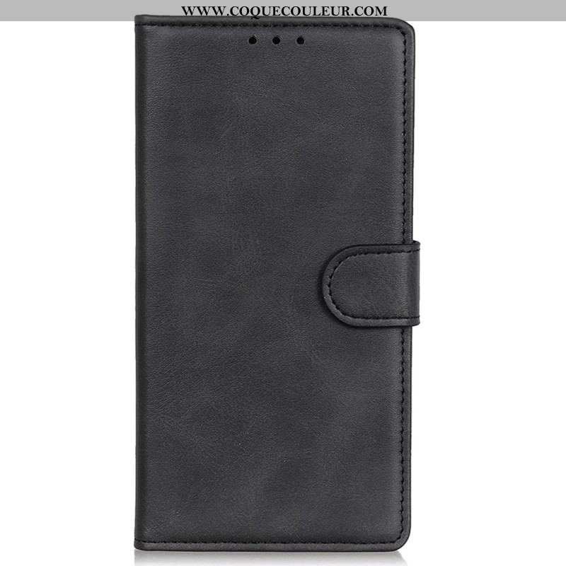 Housse iPhone 15 Simili Cuir Mat