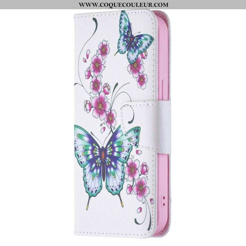 Housse iPhone 15 Papillons en Vol