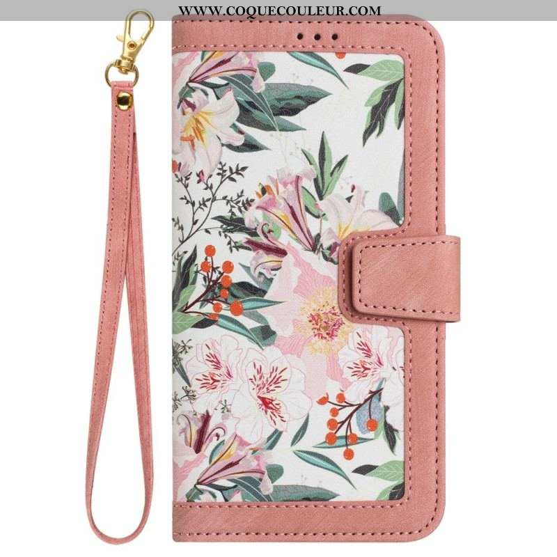 Housse iPhone 15 Luxury Flowers