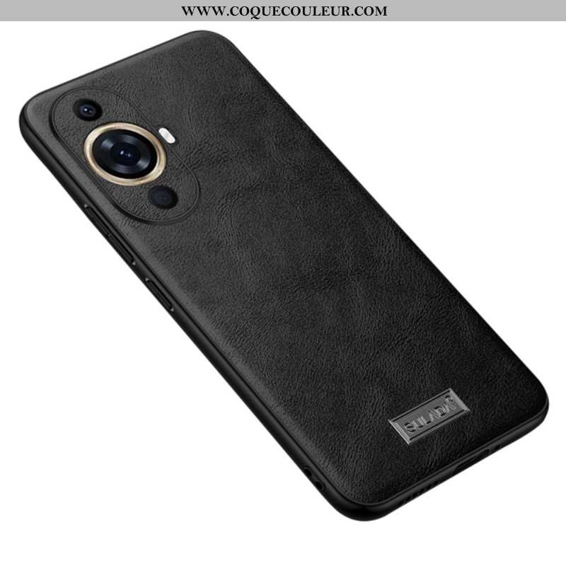 Coque Huawei Nova 11 Pro Simili Cuir SULADA