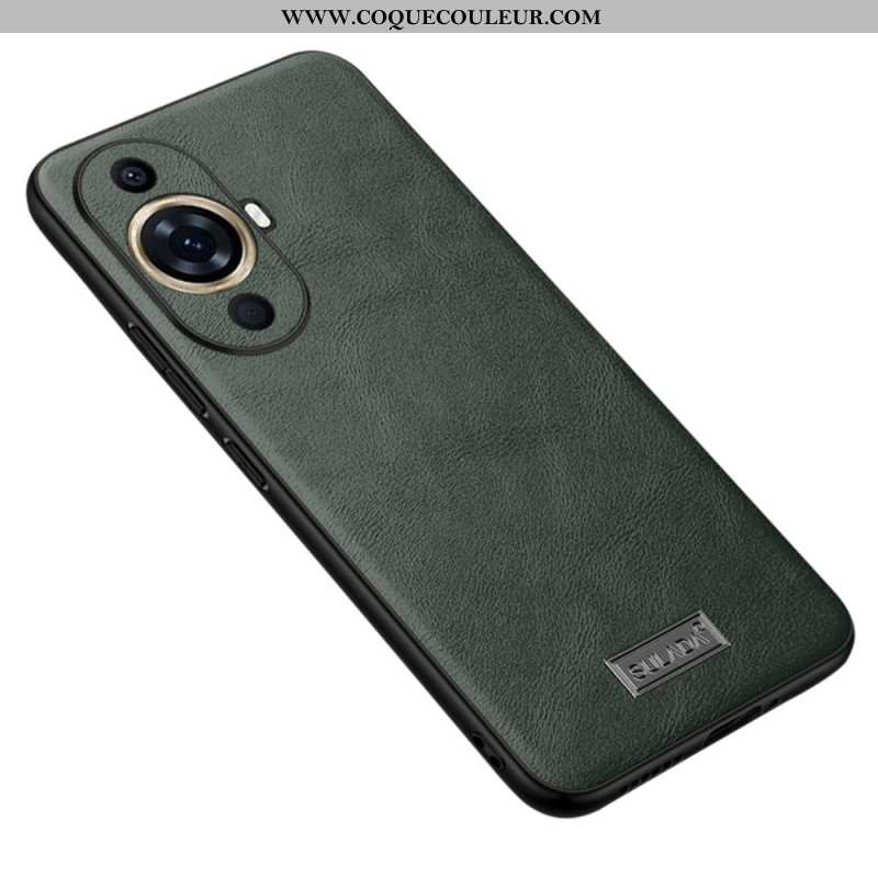 Coque Huawei Nova 11 Pro Simili Cuir SULADA