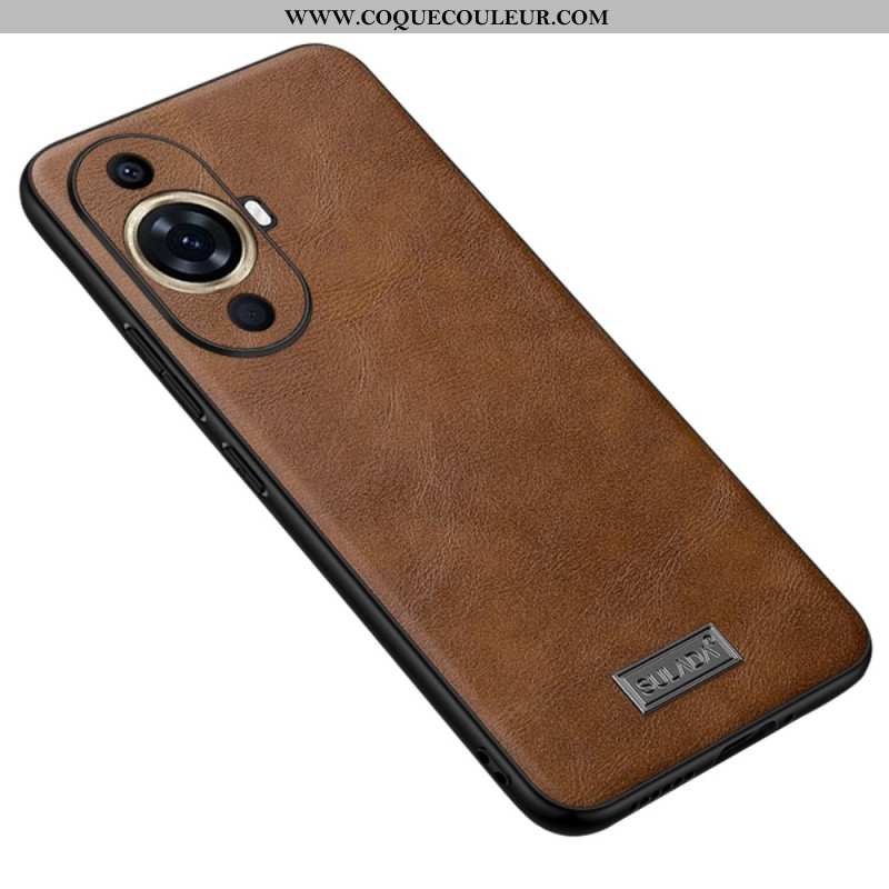 Coque Huawei Nova 11 Pro Simili Cuir SULADA