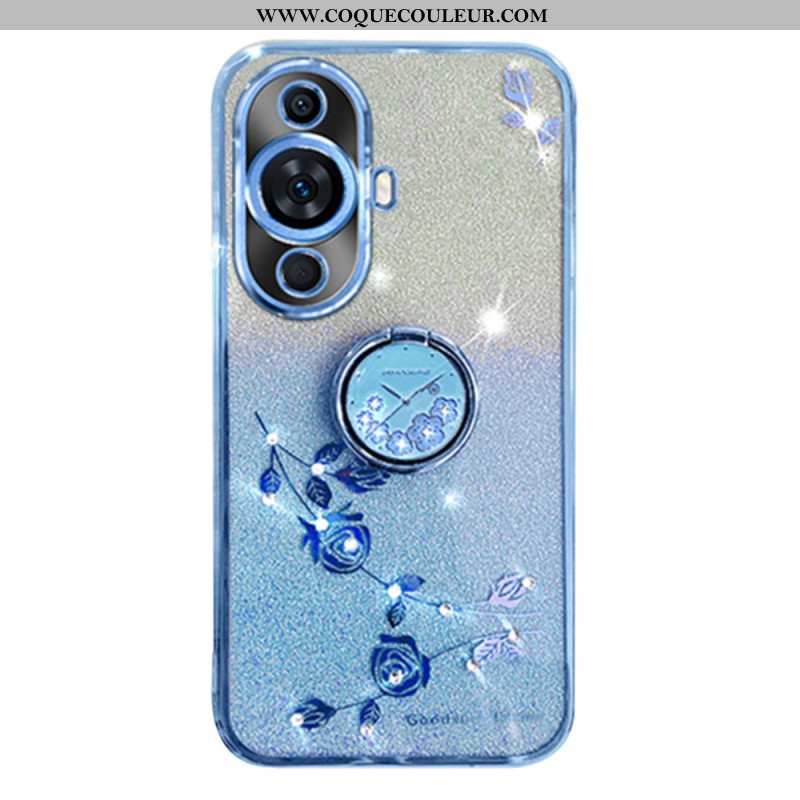 Coque Huawei Nova 11 Pro Pailletée avec Support KADEM