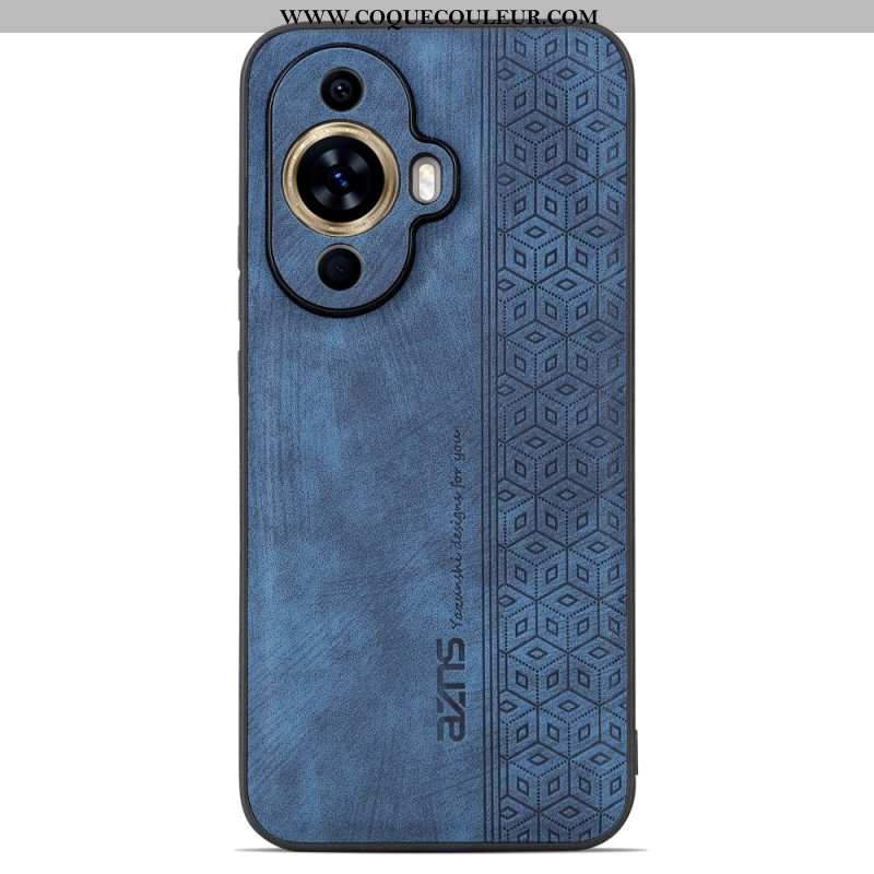 Coque Huawei Nova 11 Pro Effet Cuir AZNS