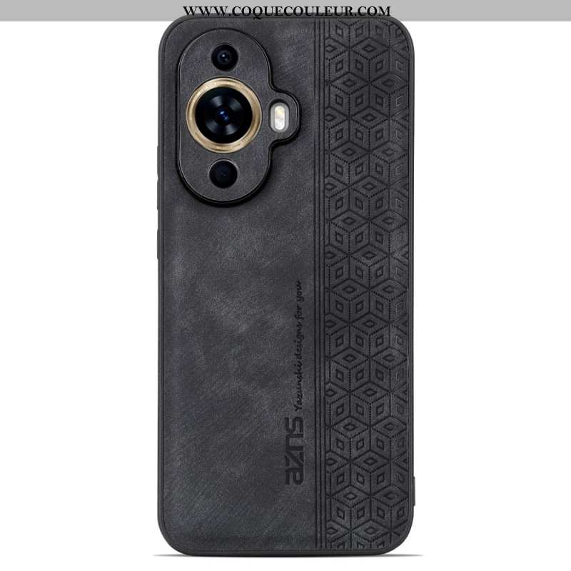 Coque Huawei Nova 11 Pro Effet Cuir AZNS