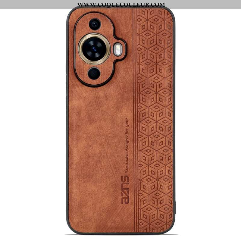 Coque Huawei Nova 11 Pro Effet Cuir AZNS