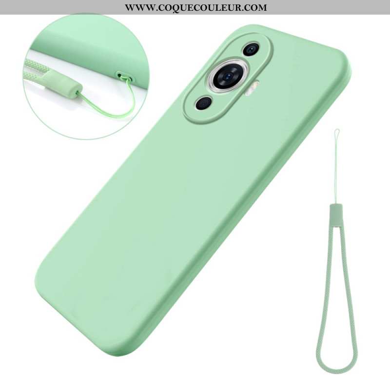 Coque Huawei Nova 12S Silicone à Lanière