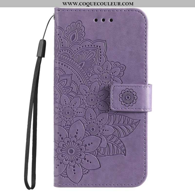 Housse Huawei Nova 12S Décor Mandala à Lanière