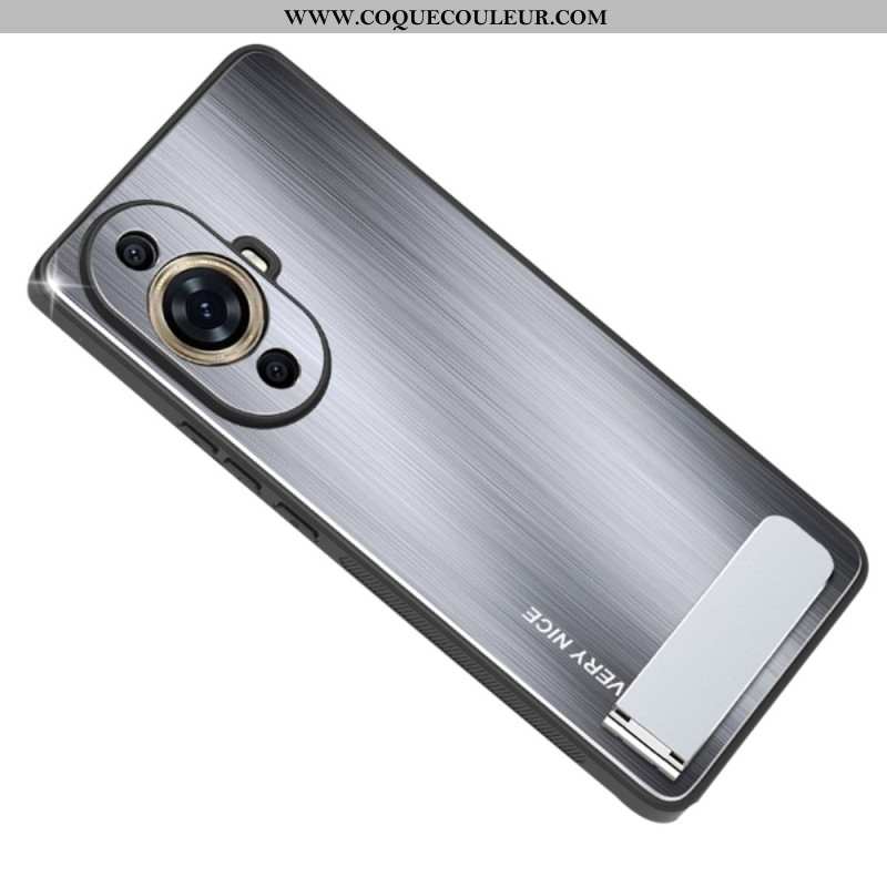 Coque Huawei Nova 12S Effet Métal Support