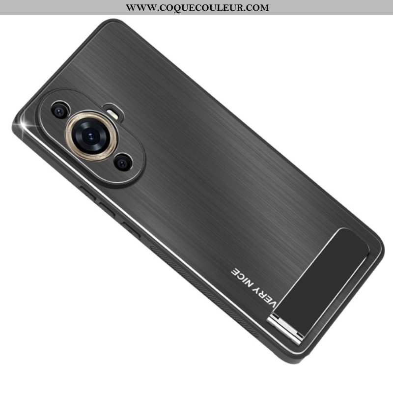 Coque Huawei Nova 12S Effet Métal Support