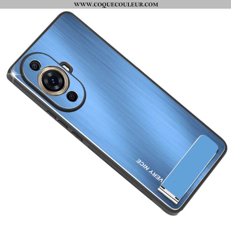 Coque Huawei Nova 12S Effet Métal Support