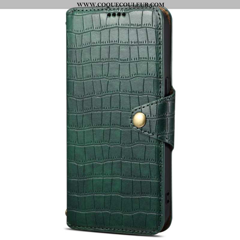 Housse Huawei Nova 12S Texture Crocodile