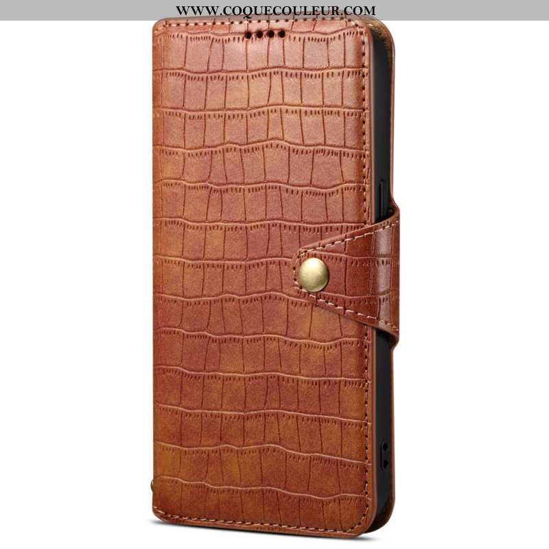 Housse Huawei Nova 12S Texture Crocodile