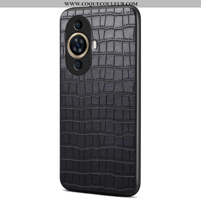 Coque Huawei Nova 12S Effet Crocodile