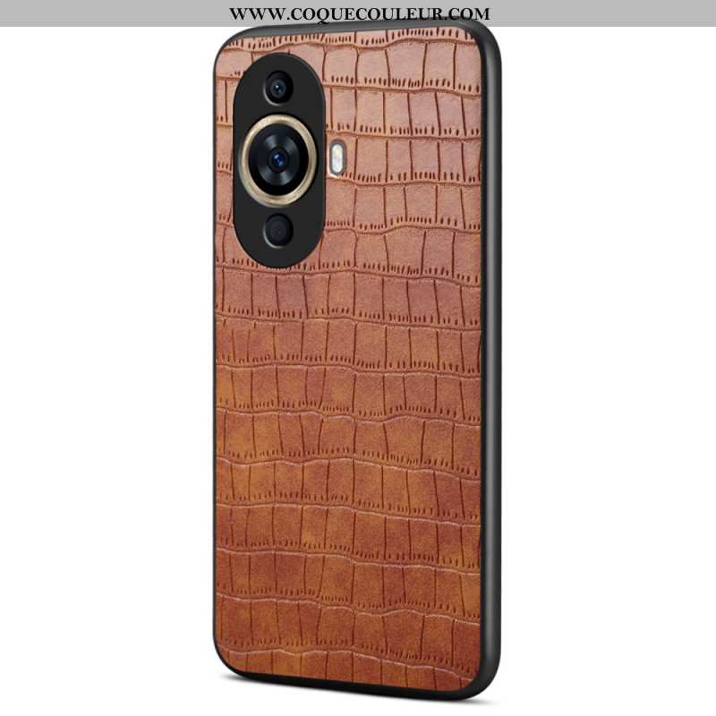 Coque Huawei Nova 12S Effet Crocodile