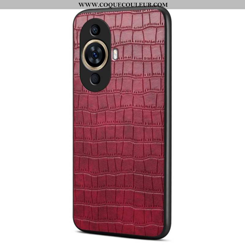 Coque Huawei Nova 12S Effet Crocodile