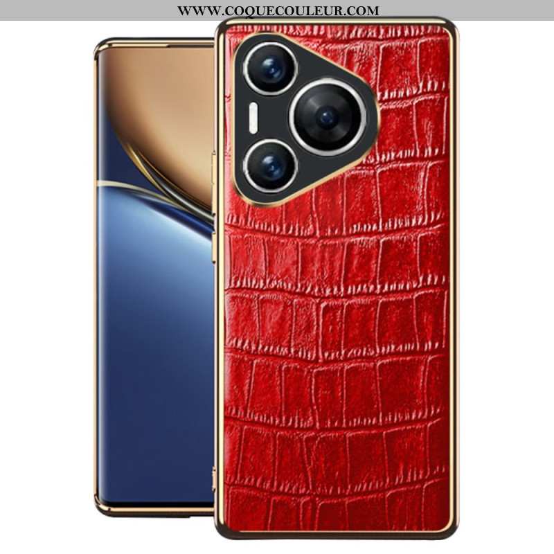 Coque Huawei Pura 70 Style Crocodile