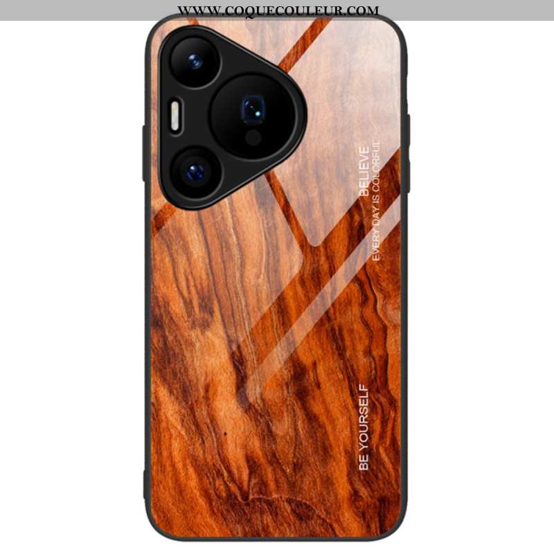 Coque Huawei Pura 70 Verre Trempé Bois