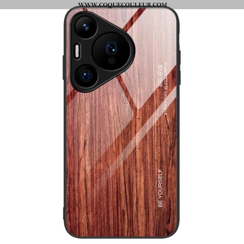 Coque Huawei Pura 70 Verre Trempé Bois