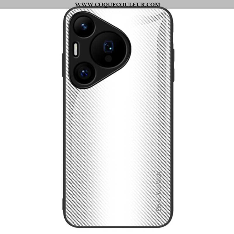 Coque Huawei Pura 70 Verre Trempé Fibre Carbone