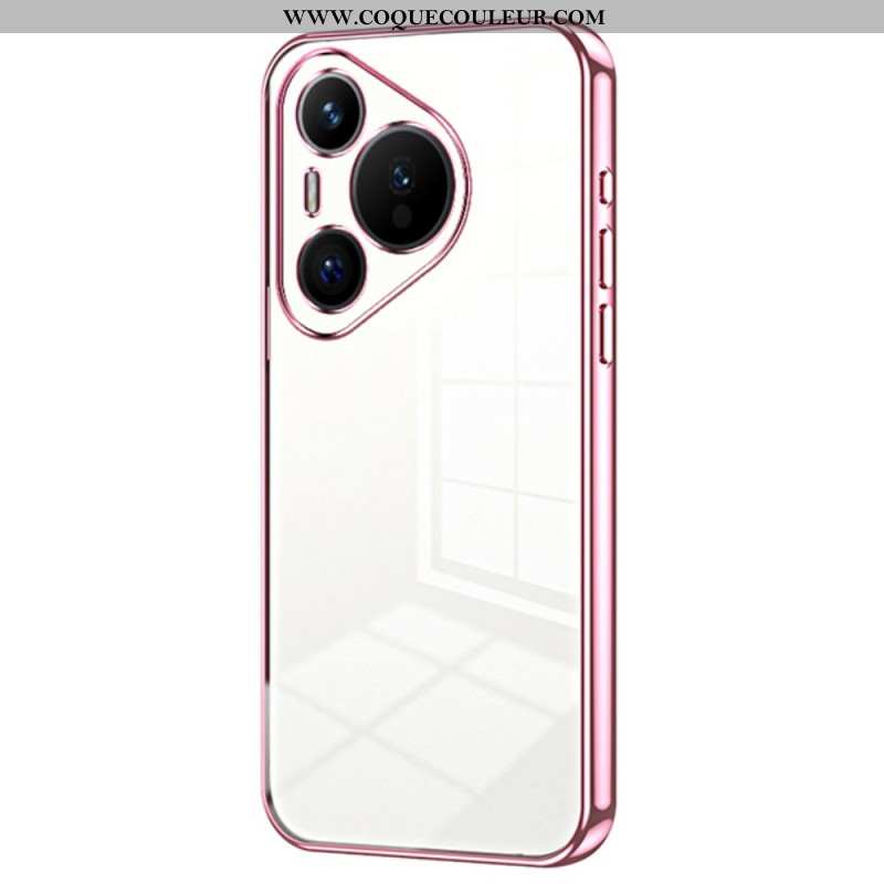 Coque Huawei Pura 70 Rebords Style Métal