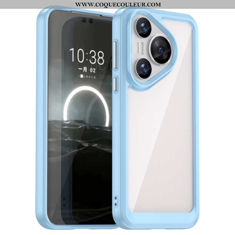 Coque Huawei Pura 70 Rebords Colorés