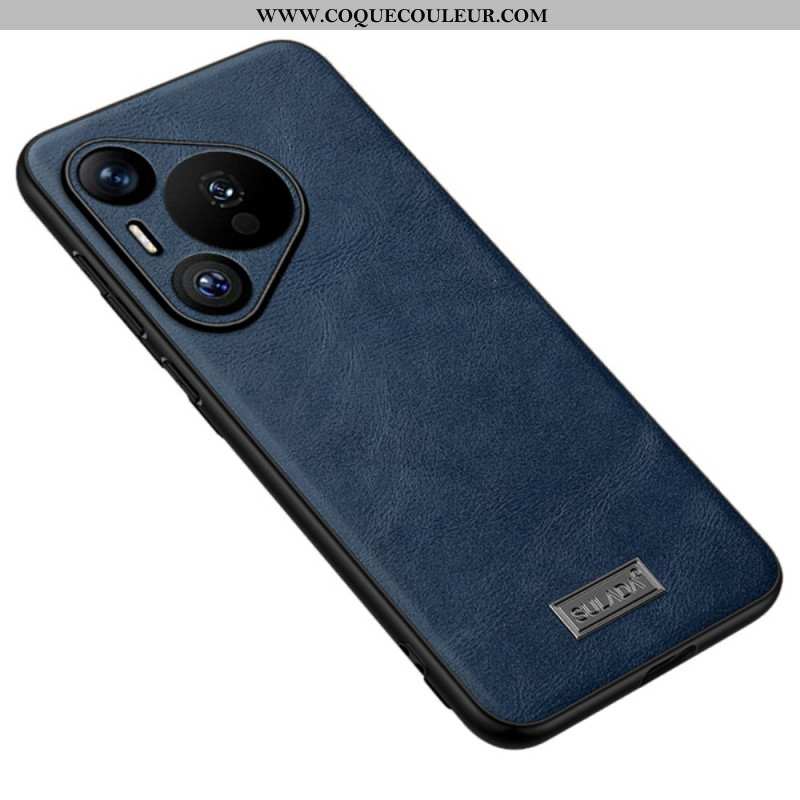 Coque Huawei Pura 70 Simili Cuir SULADA