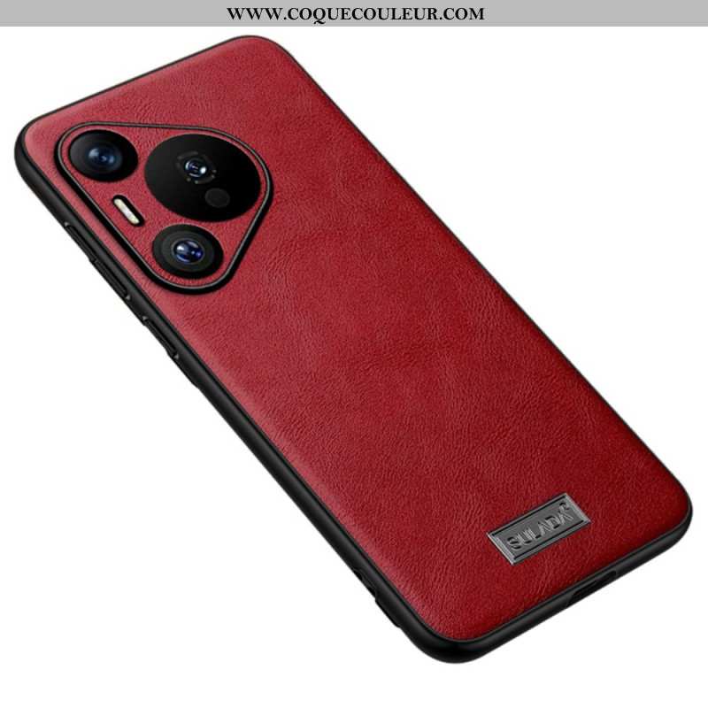 Coque Huawei Pura 70 Simili Cuir SULADA