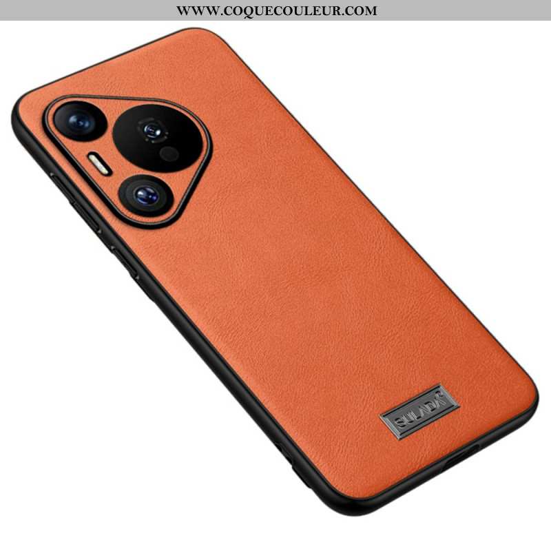 Coque Huawei Pura 70 Simili Cuir SULADA