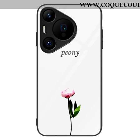 Coque Huawei Pura 70 Pro Verre Trempé Pivoine