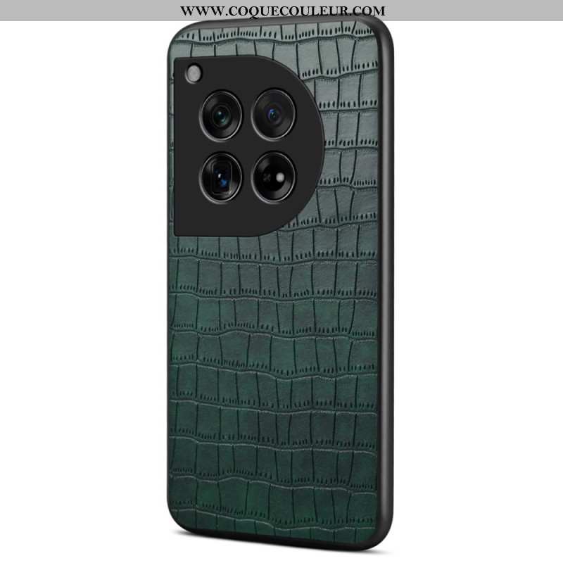 Coque OnePlus 12 5G Effet Crocodile