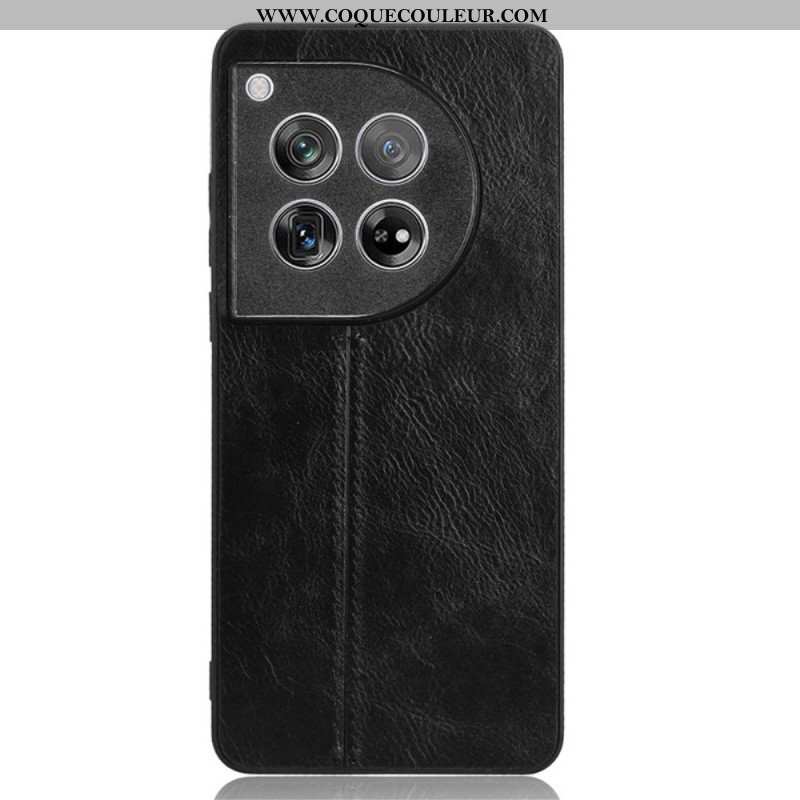 Coque OnePlus 12 5G Texture Cuir