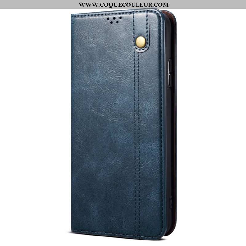 Flip Cover OnePlus 12R Simili Cuir Ciré