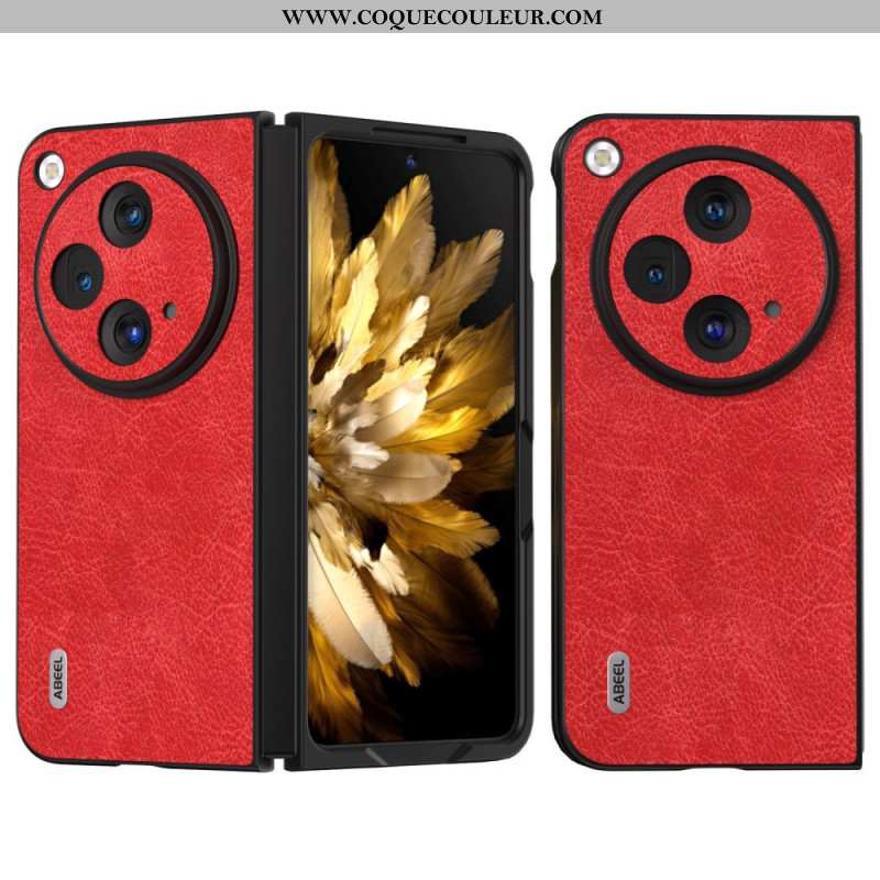 Coque OnePlus Open Simili Cuir Litchi ABEEL